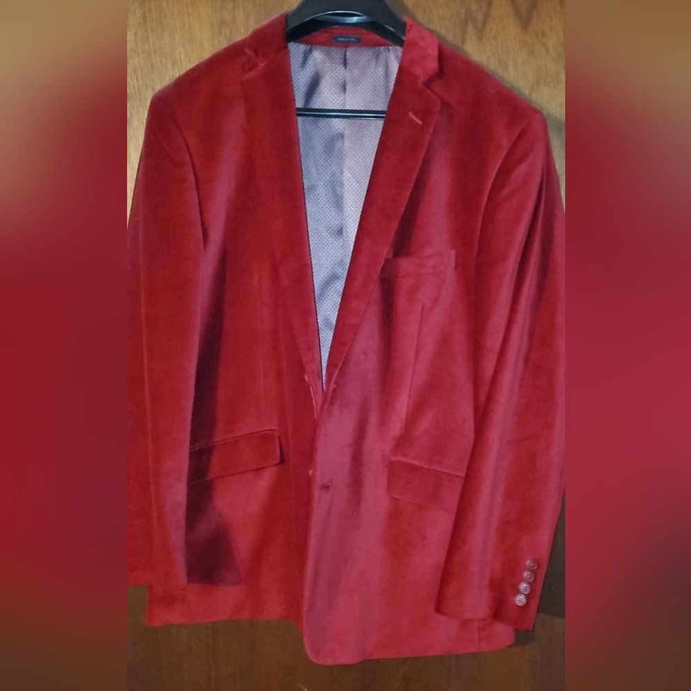 Red velvet like mens size medium
